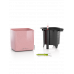 Кашпо Lechuza CUBE Glossy Kiss 14 кремовый блестящий