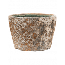 Baq Lava Couple straight relic rust metal (glazed inside)