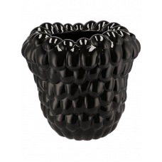 Raspberry Vase Black