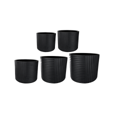 Gabi Pot Black (set of 5)