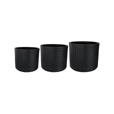 Gabi Pot Black (set of 3)