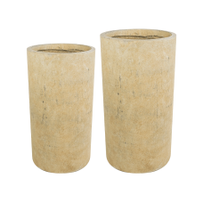 Giedo Pot Tall Camel (set of 2)