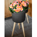 Кашпо Gabi Pot On Feet Black (set of 3)