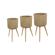 Gabi Pot On Feet Camel (set of 3)