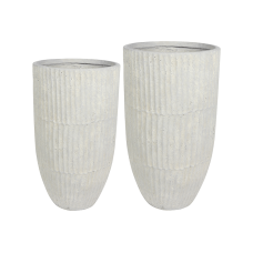 Enzo Vase Ivory (set of 2)