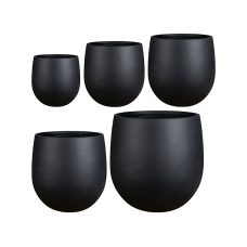Armin Pot Black (set of 5)