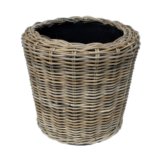 Drypot Rattan Round grey