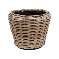 Drypot Rattan Round grey