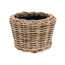 Drypot Rattan Round grey