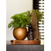 Кашпо пластиковое Capi Lux Retro Vase Ball Gold
