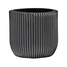 Capi Nature Groove Planter Ball Black