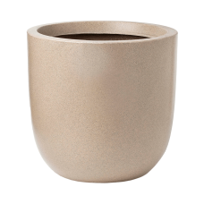 Capi Waste Smooth NL Planter Ball Terrazzo Beige